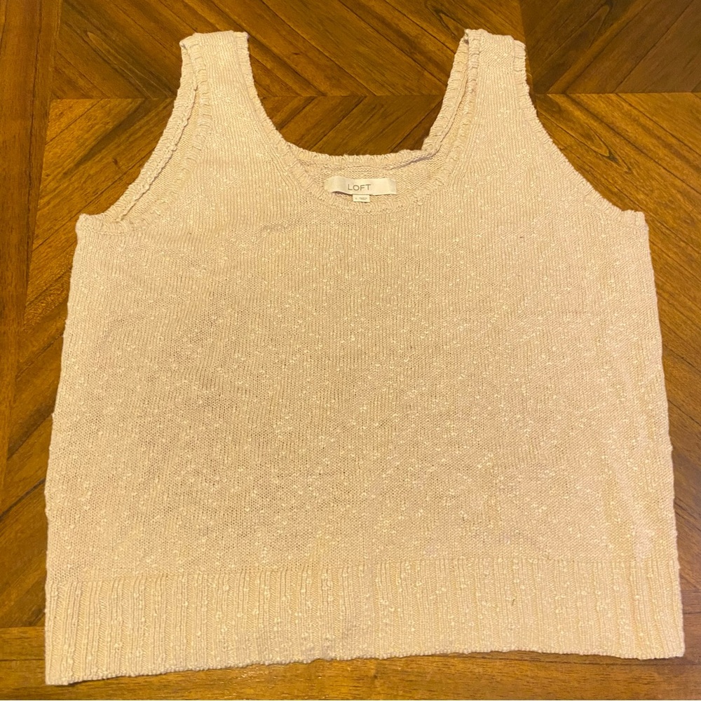 Loft knit tank